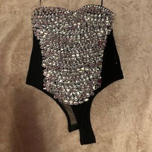 Rhinestone Bodysuit